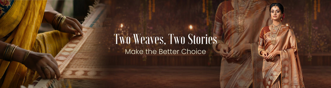 Handloom Cotton Sarees Vs Poweeloom