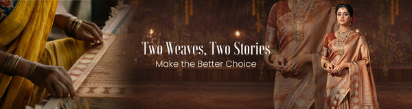 Handloom Cotton Sarees Vs Poweeloom