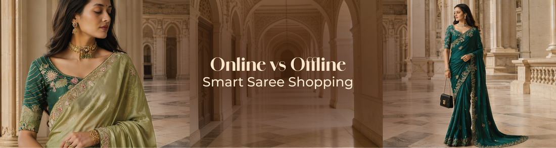 Online Vs Offline Saree