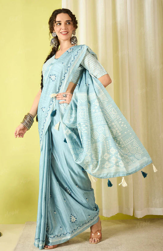 Blue Sarees
