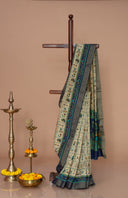 Warli Heritage Silk Cotton Saree for Festive Wear