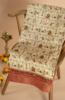 Warli Heritage Silk Cotton Saree for Festive Wear