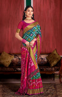 Golden Melody Tissue Saree for Wedding Wear