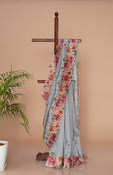 Edge Elegance Silk Cotton Saree for Semi Formal Wear