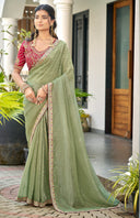 Mehera Satin Saree for Festive Wear