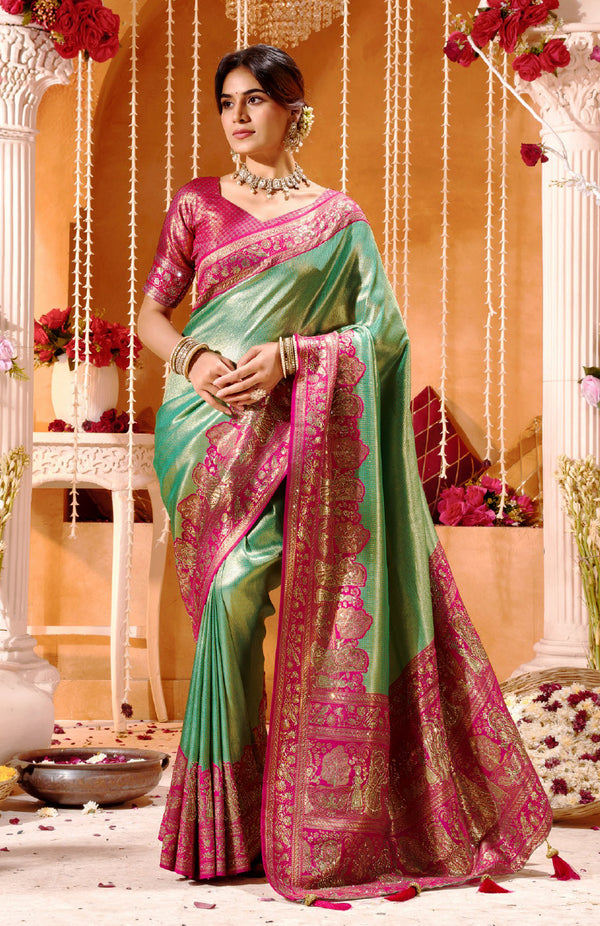 Vastra Tissue Saree For Wedding Wear