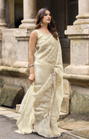 Crystal Grace Organza Saree for Wedding Wear