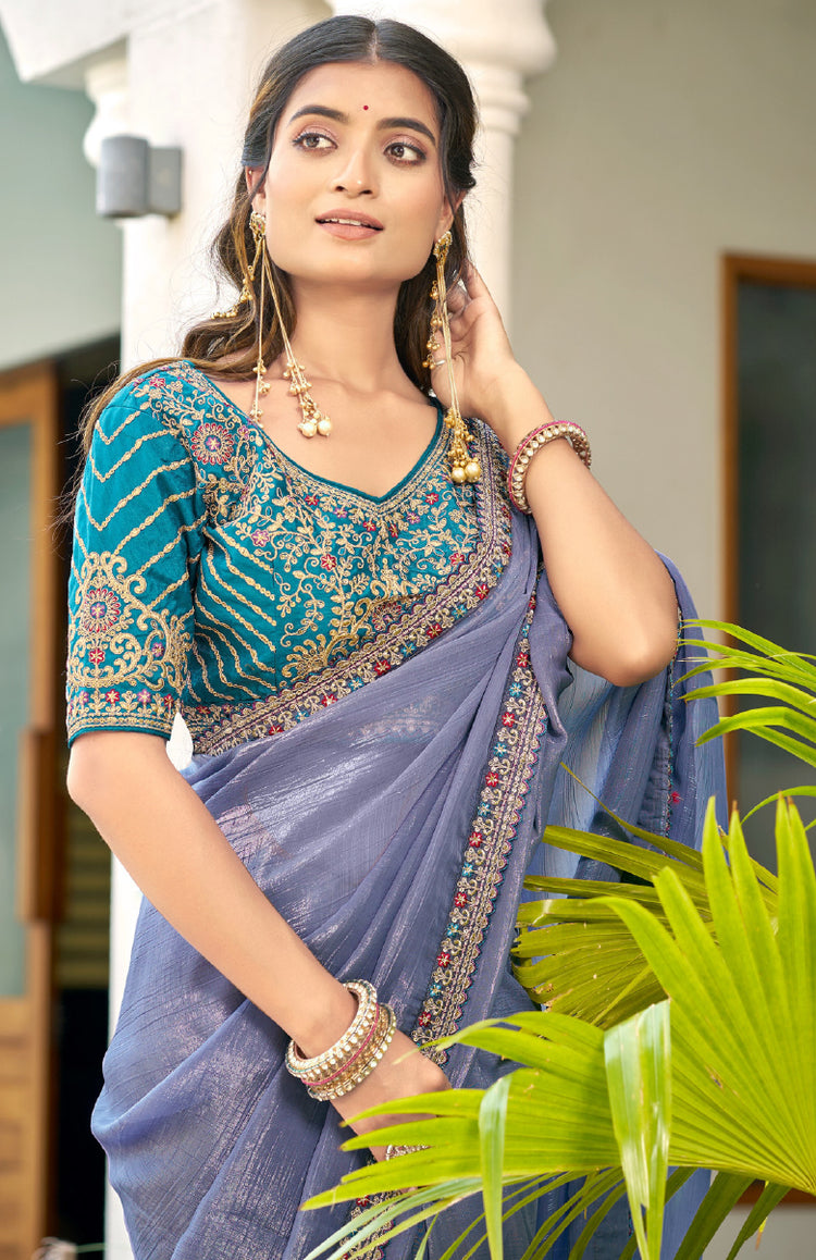 Mehera Satin Saree for Festive Wear