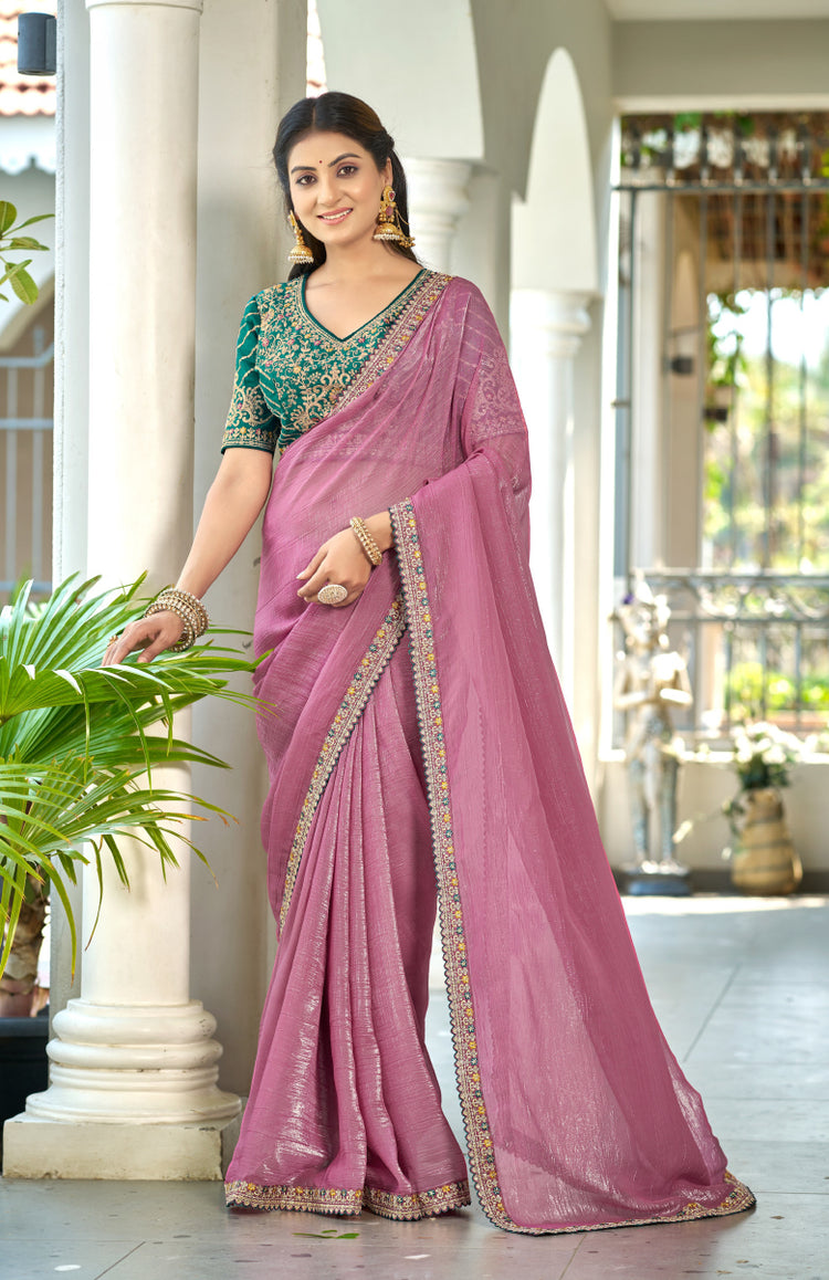 Mehera Satin Saree for Festive Wear
