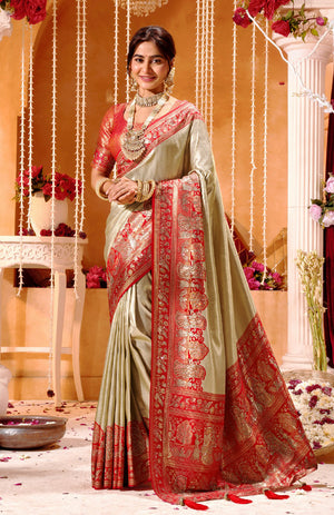 Vastra Tissue Saree For Wedding Wear