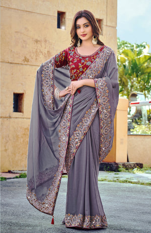 Alankar Georgette Saree For Wedding Wear
