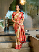 Vasudhara Art Silk Saree for Festive Wear