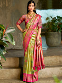 Vasudhara Art Silk Saree for Festive Wear