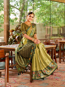 Tanishvi Glow Art Silk Saree for Wedding Wear