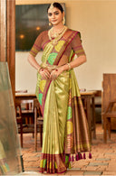 Aabhushan Art Silk Saree for Wedding Wear