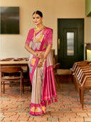 Aabhushan Art Silk Saree for Wedding Wear