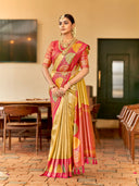 Aabhushan Art Silk Saree for Wedding Wear