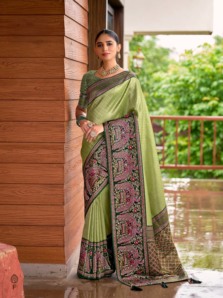 Sitara Glow Art Silk Saree for Wedding Wear