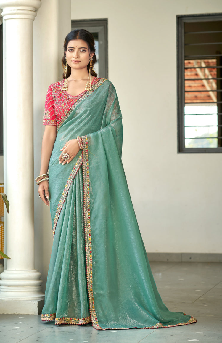 Mehera Satin Saree for Festive Wear