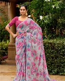 Nayara Georgette Saree for Semi Formal Wear