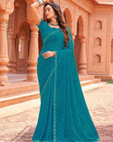Bandhej Chiffon Saree for  Daily Wear
