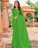 Bandhej Chiffon Saree for  Daily Wear
