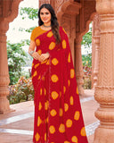 Chakra Charm Chiffon Saree for  Daily Wear