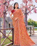Phoolpari Chiffon Saree for Festive Wear