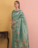Zinnira Tissue Saree for Daily Wear