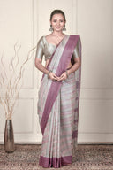 Jhalar Cotton Saree for Semi Formal Wear