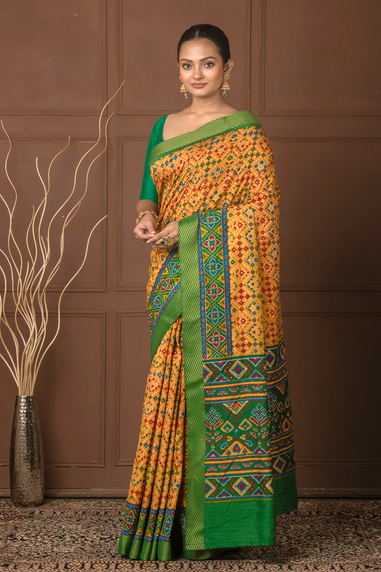 Granthi Art Silk Saree for Semi Formal Wear