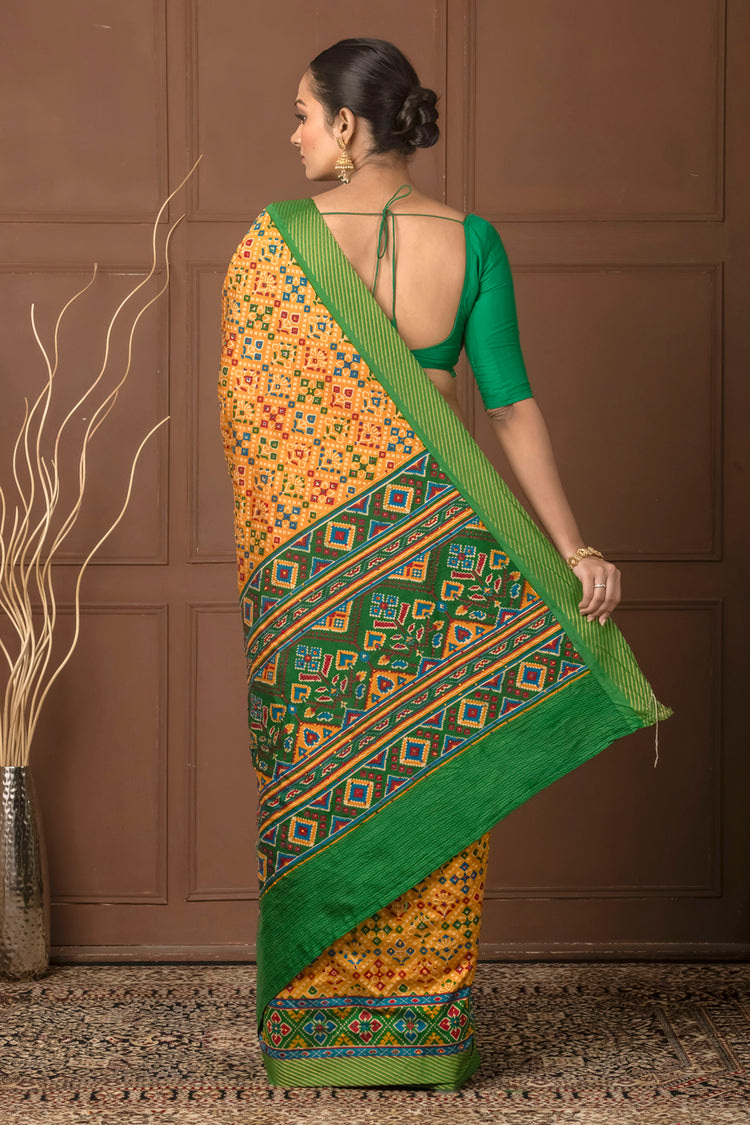 Granthi Art Silk Saree for Semi Formal Wear