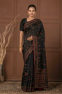 Tribal Tapestry Art Silk Saree for Semi Formal Wear