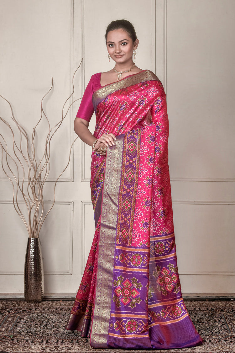 Rajpatola Art Silk Saree for Wedding Wear