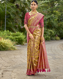 Charvika Art Silk Saree for Wedding Wear