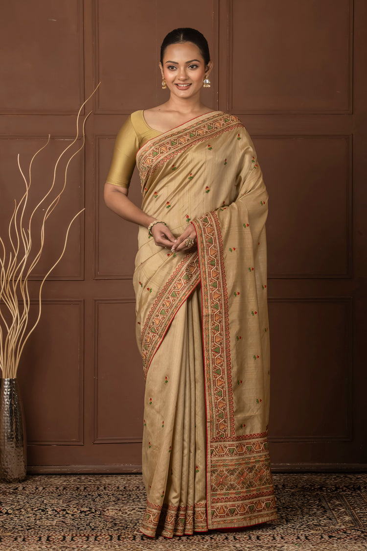 Kashmiri Saaj Art Silk Saree for Festive Wear
