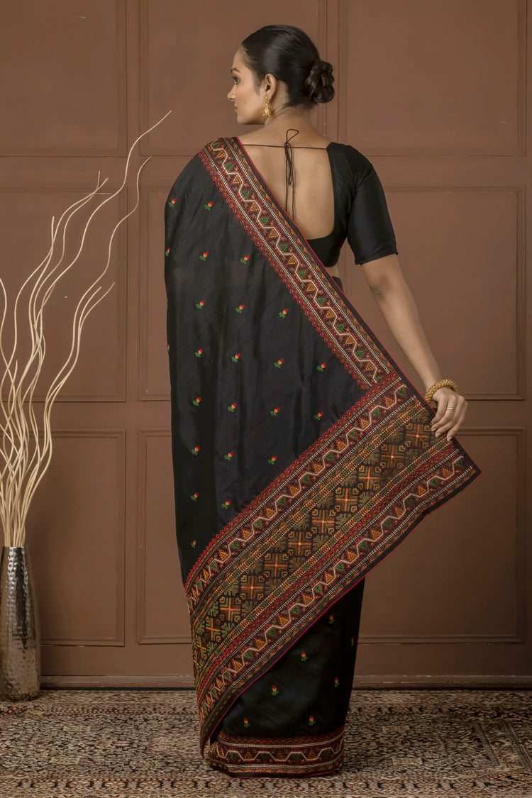 Kashmiri Saaj Art Silk Saree for Festive Wear