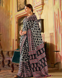 Pattern Glory Silk Saree for Semi Formal Wear