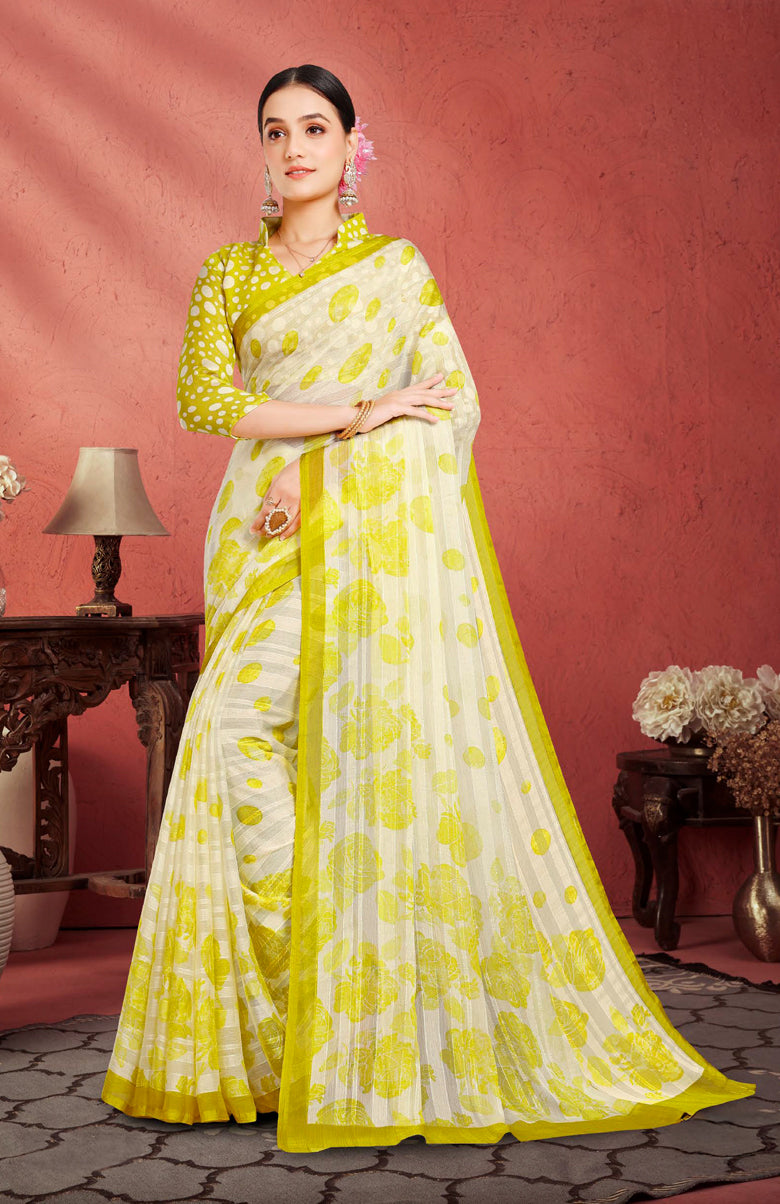Citrus Charm Saree