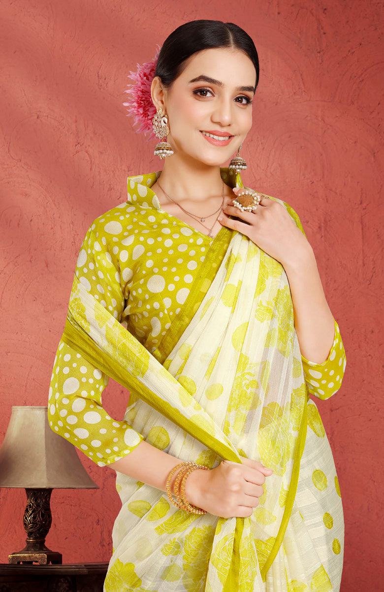 Citrus Charm Saree