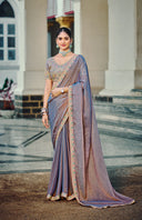 Plainza Satin Saree For Festive Wear