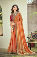 Tasvira Satin Saree for Festive Wear