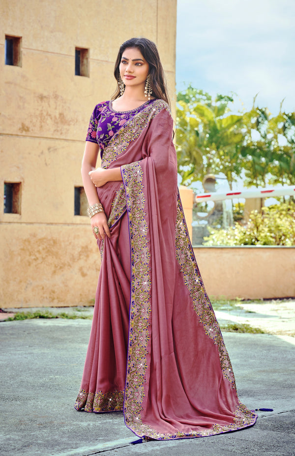 Alankar Georgette Saree For Wedding Wear