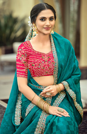 Zerina Satin Saree for Festive Wear