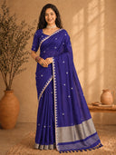 Cotton Jamdani Resham Weaving Saree