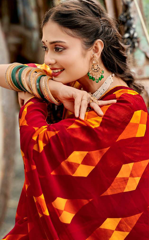 Flora Wave Georgette Saree for Daily Wear