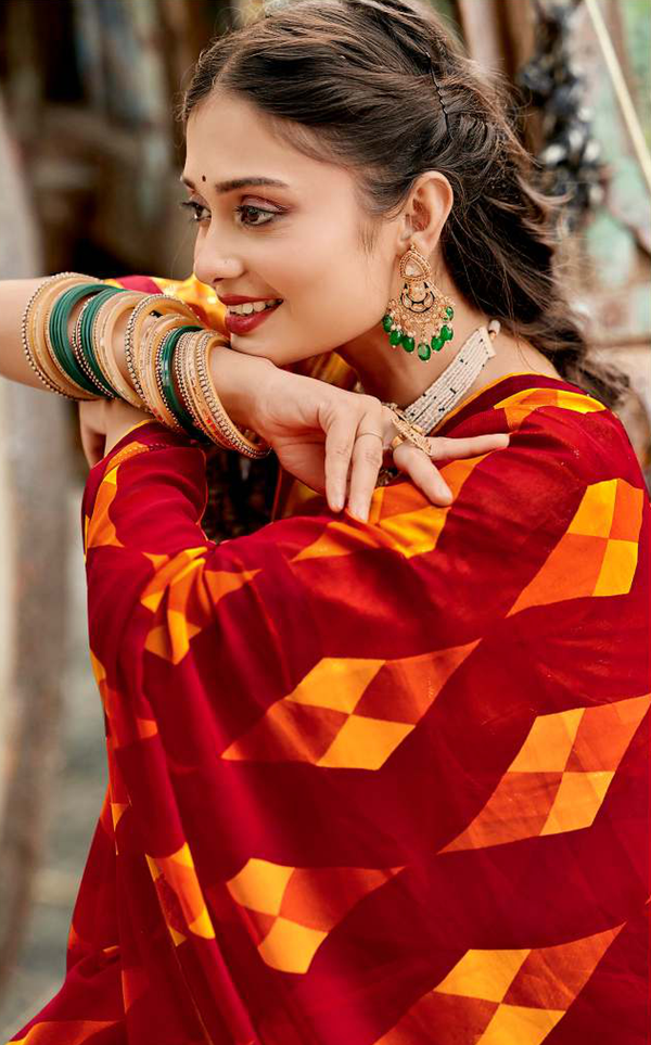 Flora Wave Georgette Saree for Daily Wear