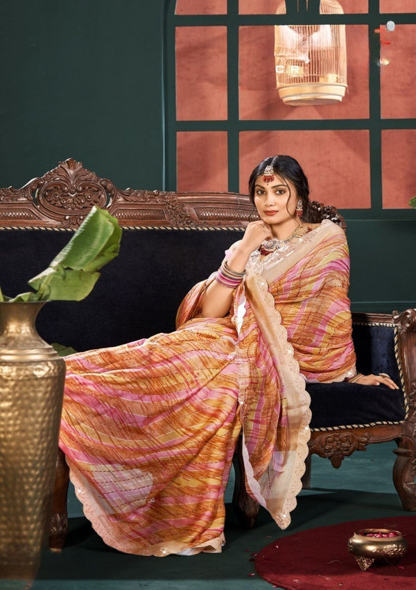 Vireza Crepe Saree For Daily Wear
