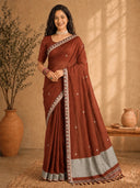 Cotton Jamdani Resham Weaving Saree