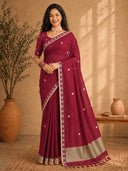 Cotton Jamdani Resham Weaving Saree